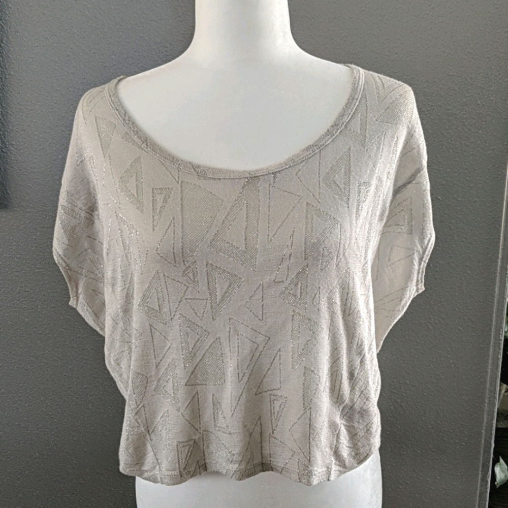 Soul Cake shimmery crop top